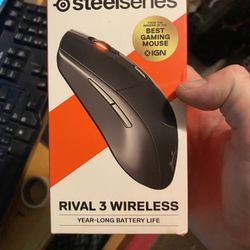 Wireless Gaming Mouse/ Steel Series Rival 3/New