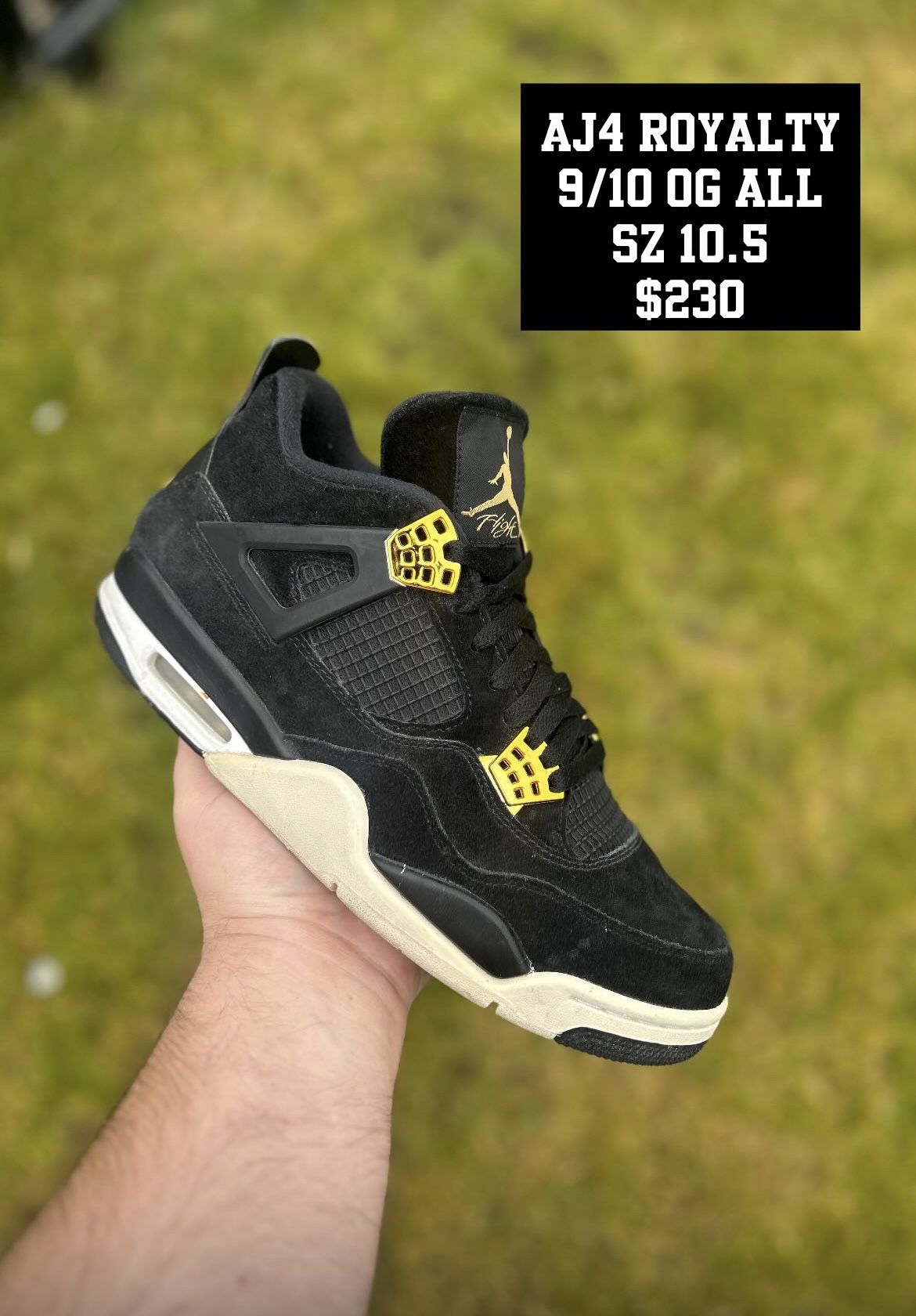 Jordan 4 Royalty 9/10 OG All Size 10.5