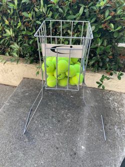 Tennis ball basket