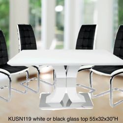 New Dining Table Sets Glass Top/high Gloss Top We Have What You’re Looking For 