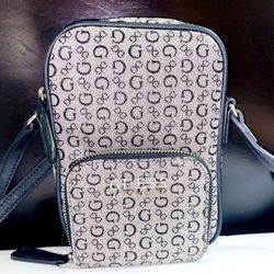 New Guess Crossbody Bag Purse Satchel NWT Gray SV819514 Black El Dorado Clutch