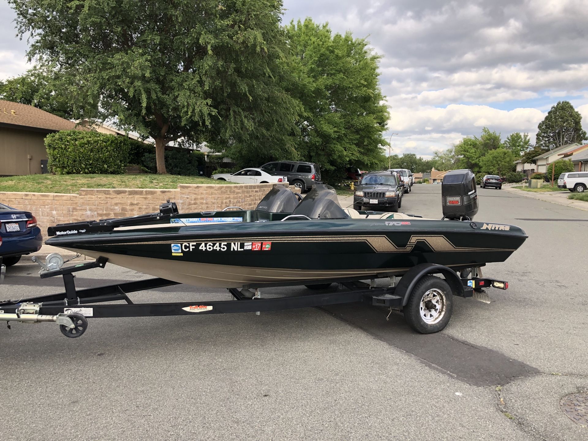 1994 nitro bass boat rick clunn 170 DC