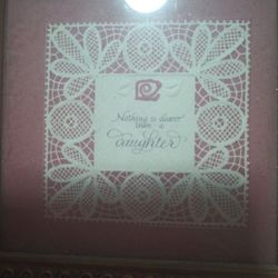 Picture Art "Nothing is Dearer than a Daughter"4 x 4