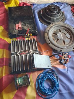 car amps and speakers/subs