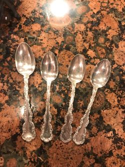 Sterling silver spoons 4
