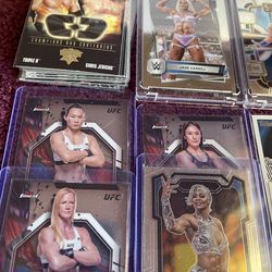 UFC and  WWF cards