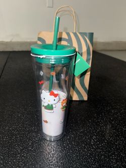 Starbucks x Hello Kitty  Acrylic Cold Cup – 24oz - 2025 Holiday 🎀