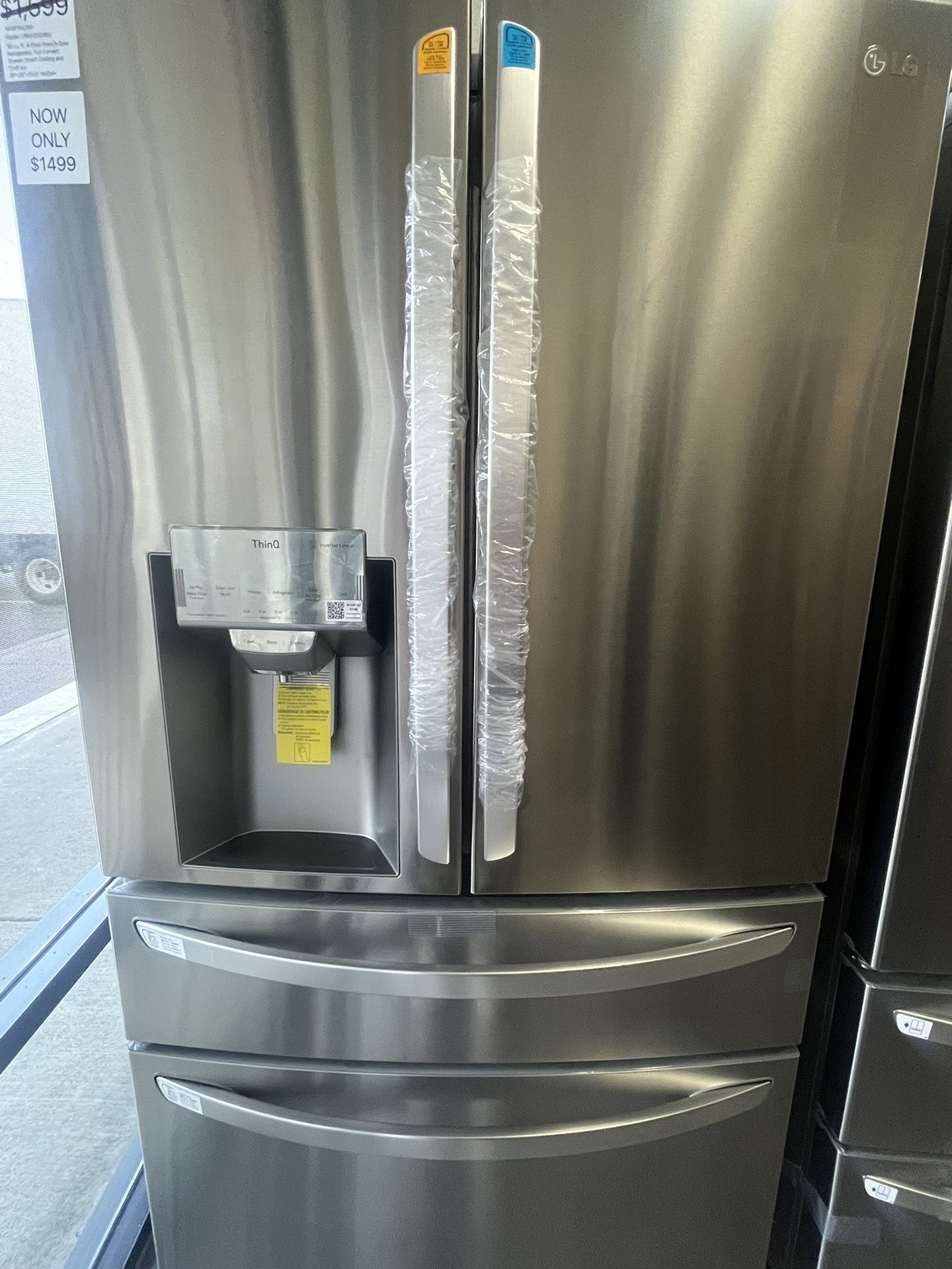 Clearance Sale !  Stainless Steel Refrigerator With Converted Drawer WAS$4000 Now$1499