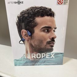 AfterShokz Wireless Bone Conduction Headphones Blue Eclipse BRAND NEW UNOPENED