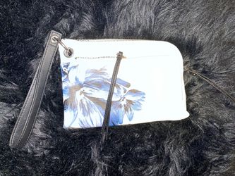 Fashion wristlet leather material