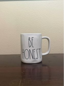 Rae Dunn Be Honest Ceramic Coffee Mug