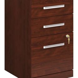 three Drawer Pedestal File Cabinet