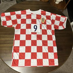 Croatia Soccer Jersey Football Shirt Original Size L World Cup 2006 Home