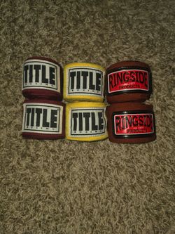 Title Boxing and Ringside Hand Wraps – 3 Pairs