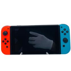 Nintendo Switch HAC-001 Blue/Red Joycons w/ Dock (No Cables)
