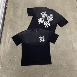 Amiri MA Quad Snake Logo Tees