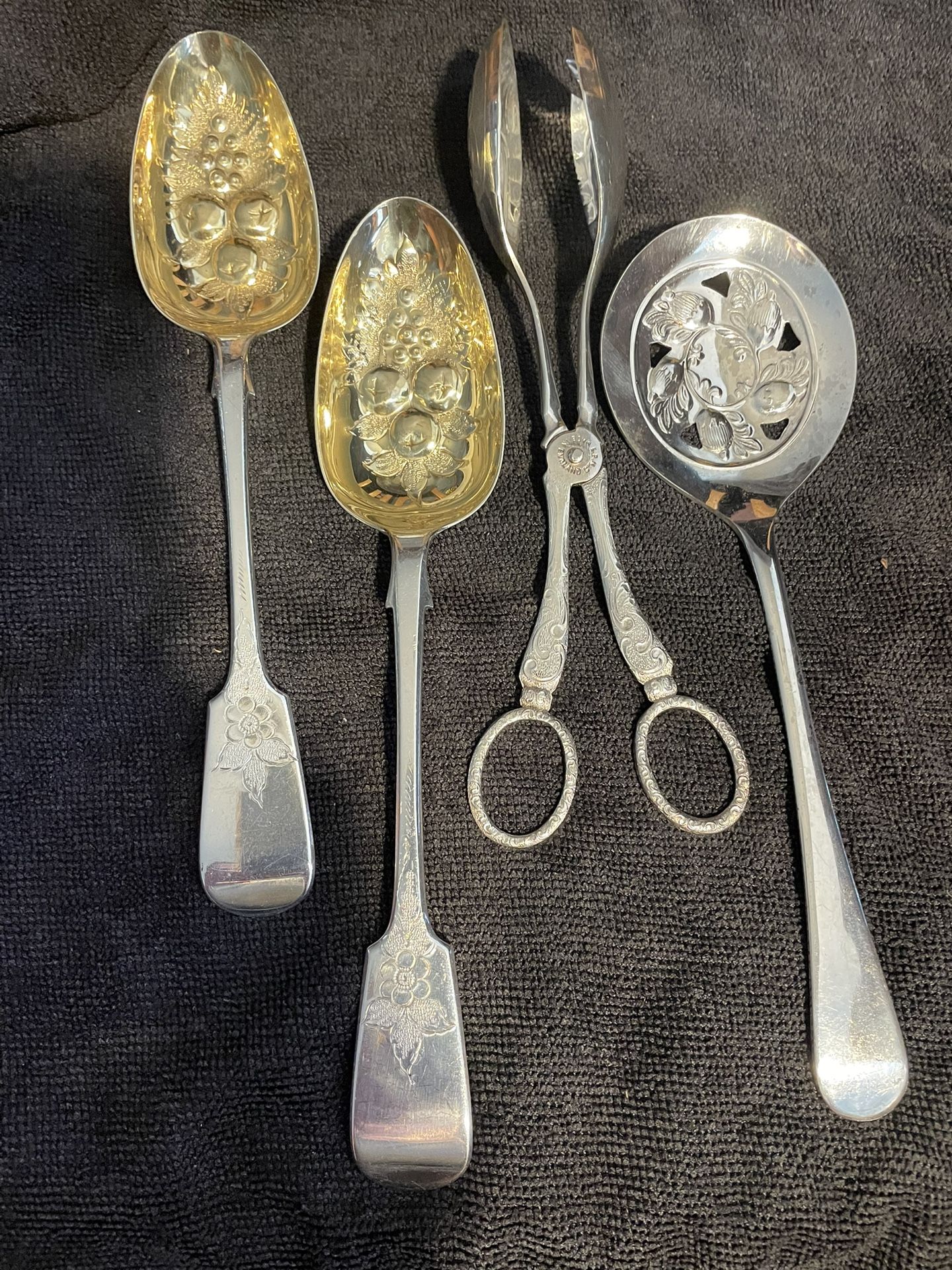 Vintage Silver Plate Serving Utensils