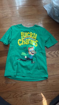 LUCKY CHARMS, GREEN BOY SHIRT