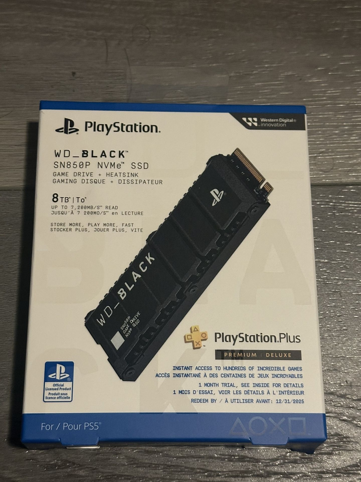 PlayStation WD_ BLACK 8 TB SSD