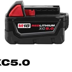 Milwaukee M18 Red Lithium XC 5.0