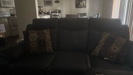 Leather couch