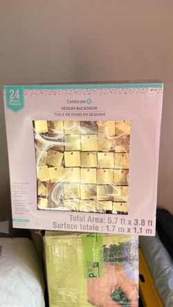 gold sequin backdrop