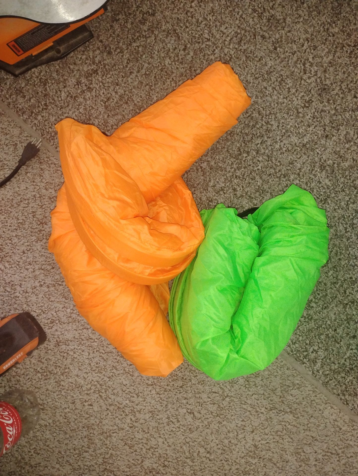 Sleeping bag tent doubles