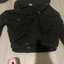 Black Jean Jacket 