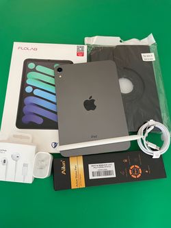 Apple Ipad Mini 6th Generation (8.3” Retina/2021) 64GB with stylus pen, case & Accessories (256GB $399)
