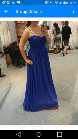 Cobalt blue bridesmaid dress size 12