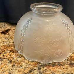 GLASS DOME LAMPSHADE 7”