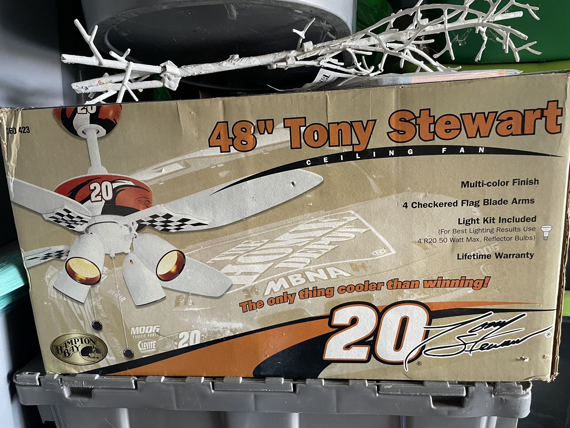Tony Stewart ceiling fan