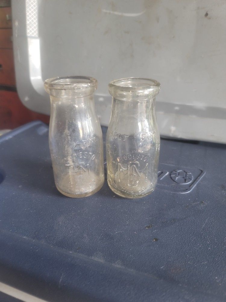 Modesto Milk Co Bottle