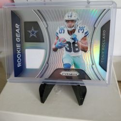 Cowboys Tony Pollard Rookie Jersey Card