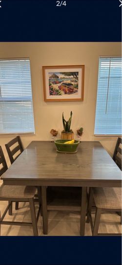 Dining table with 4 chairs