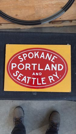 Spokane Portland and Seattle Railway Sign