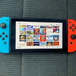 Nintendo Switch V2 Loaded With 100 Switch Games + 7000 Retro Classic Games