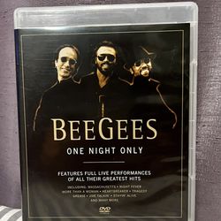 DVD - BeeGees One Night Only - full live performances all their greatest hits