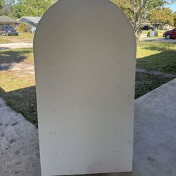 Backdrop with wood clouds 