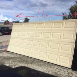 16x7 Insulated Garage Door