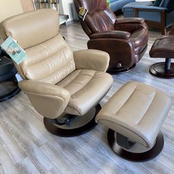 BarcaLounger Recliner Chair And Ottoman 