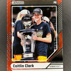 2024 Panini Caitlin Clark Collection Donruss Red Foil Exclusive #3 Iowa Hawkeyes