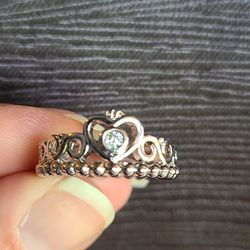Pretty Tiara Silver Filled Ring Size 8 And 5.75. Price Per Ring