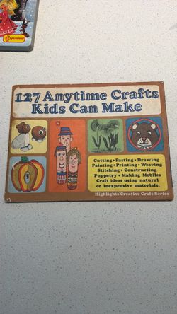 Vintage 70’s  ‘Highlights’ Crafts Kids can Make