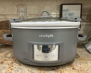 Crock-Pot 6-Qt Programmable Slow Cooker w/ Locking Lid – Like New