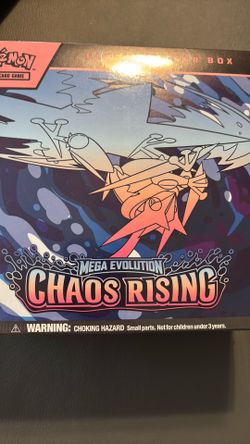Pokemon Chaos Rising Mega Evolution ETB