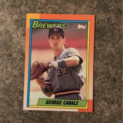 George Canale 1989 Baseball Card 