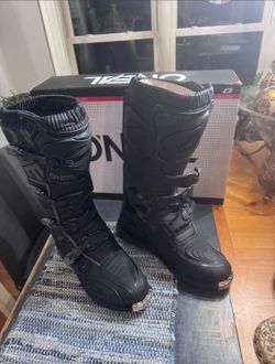 O'Neal Mens Element Motocross Boots Off-Road MX Black Motorcycle 0332 Size 13