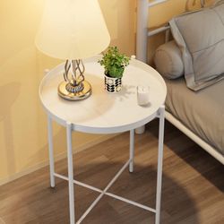 Tray Metal End Table 