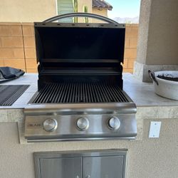 Blaze BBQ  And Mini Fridge 